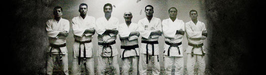 Da esquerda para direita: Rolker, Royce, Rorion, Hélio, Relson, Rickson e Royler