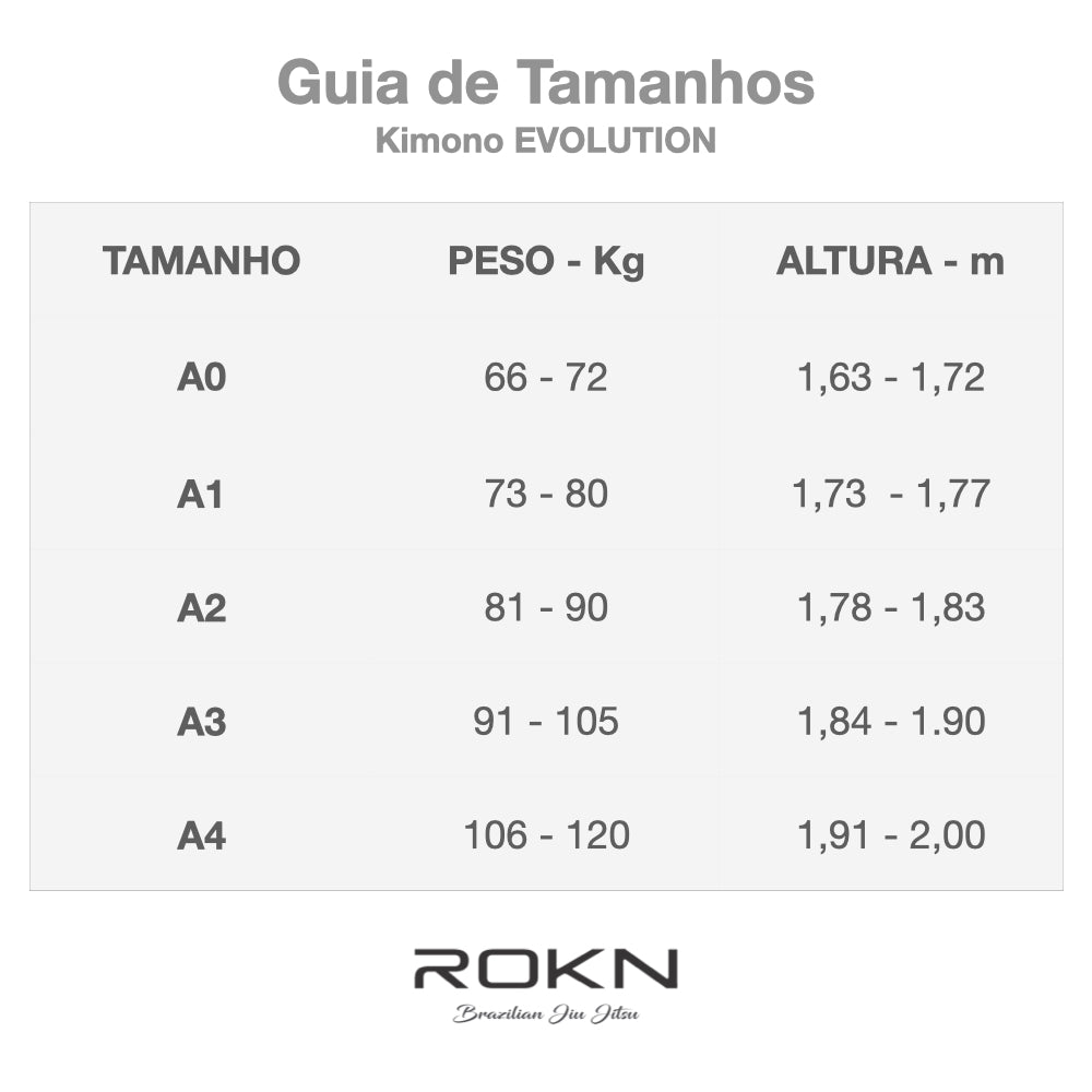 Kimono Jiu Jitsu ROKN Evolution NEXT Preto