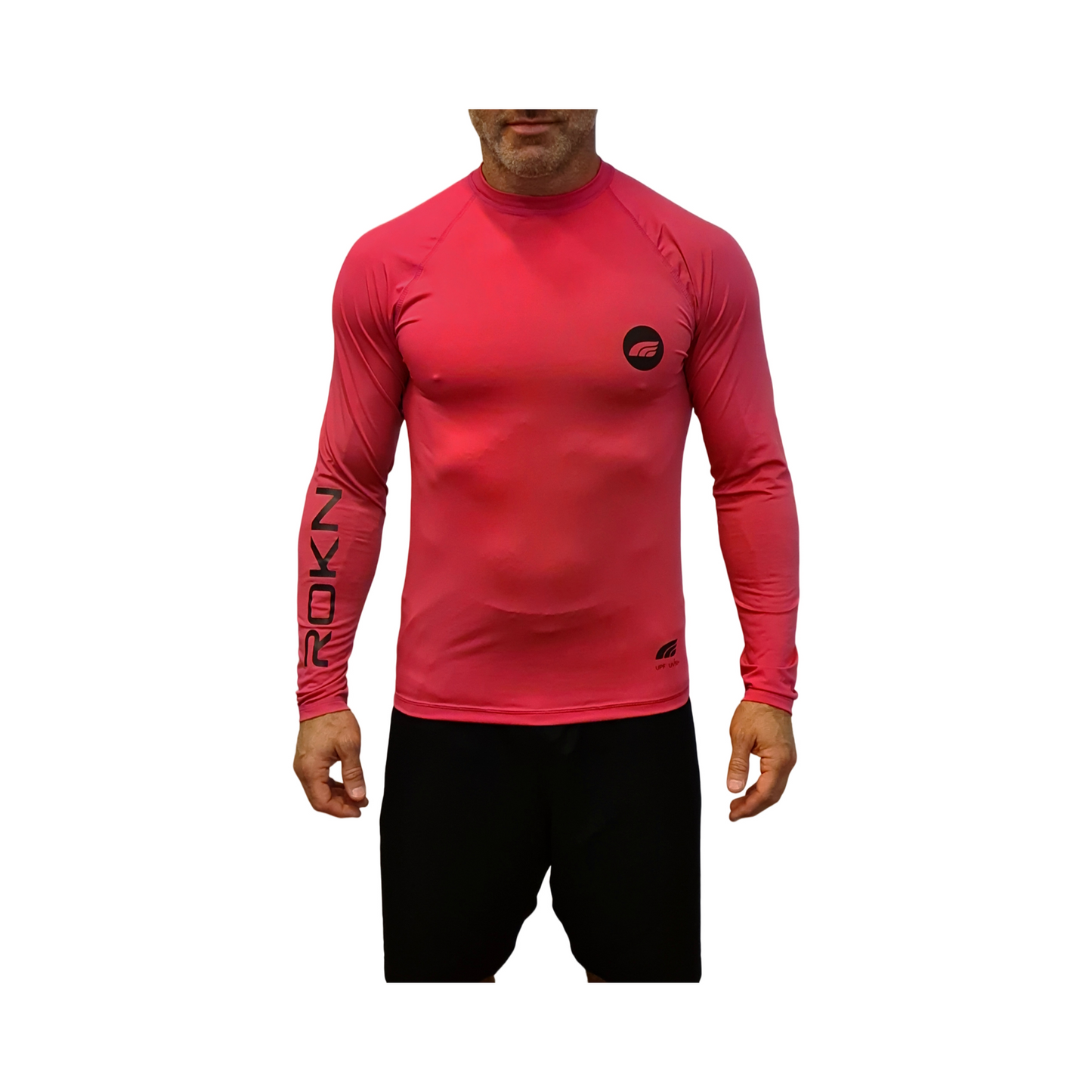 Camiseta ROKN Rashguard Manga Longa THERMOLITE  UV Rosa