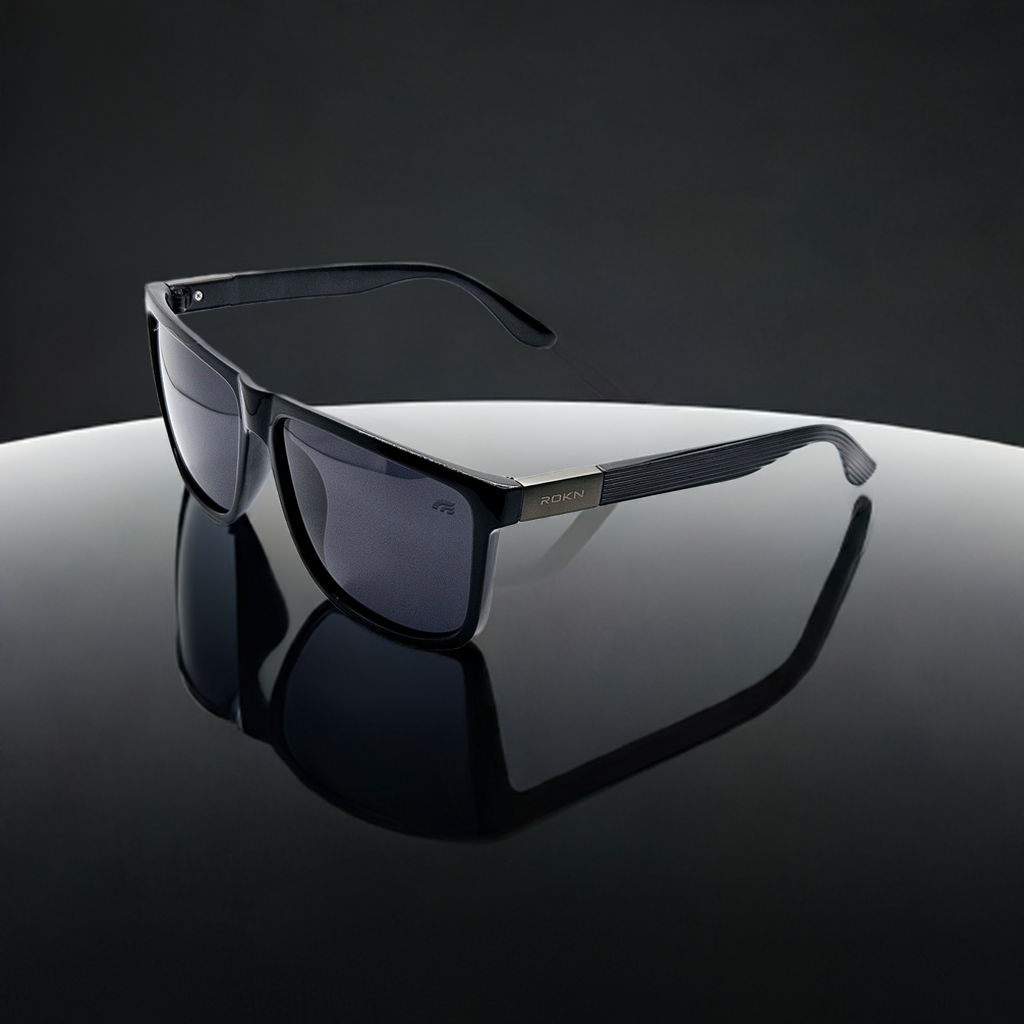 Rokn Mallorca Black Sunglasses