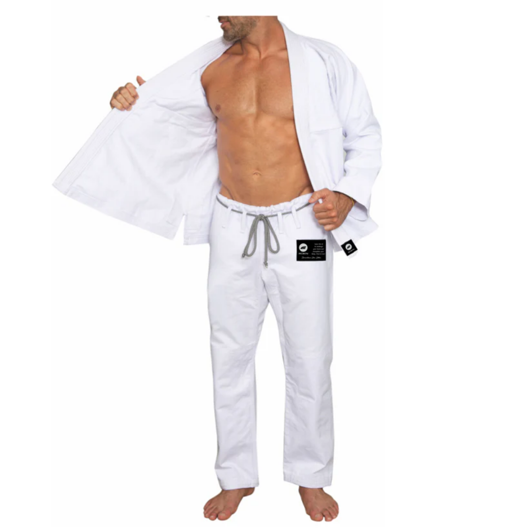 Kimono de Jiu Jitsu ROKN Legacy SUPERWHITE Branco