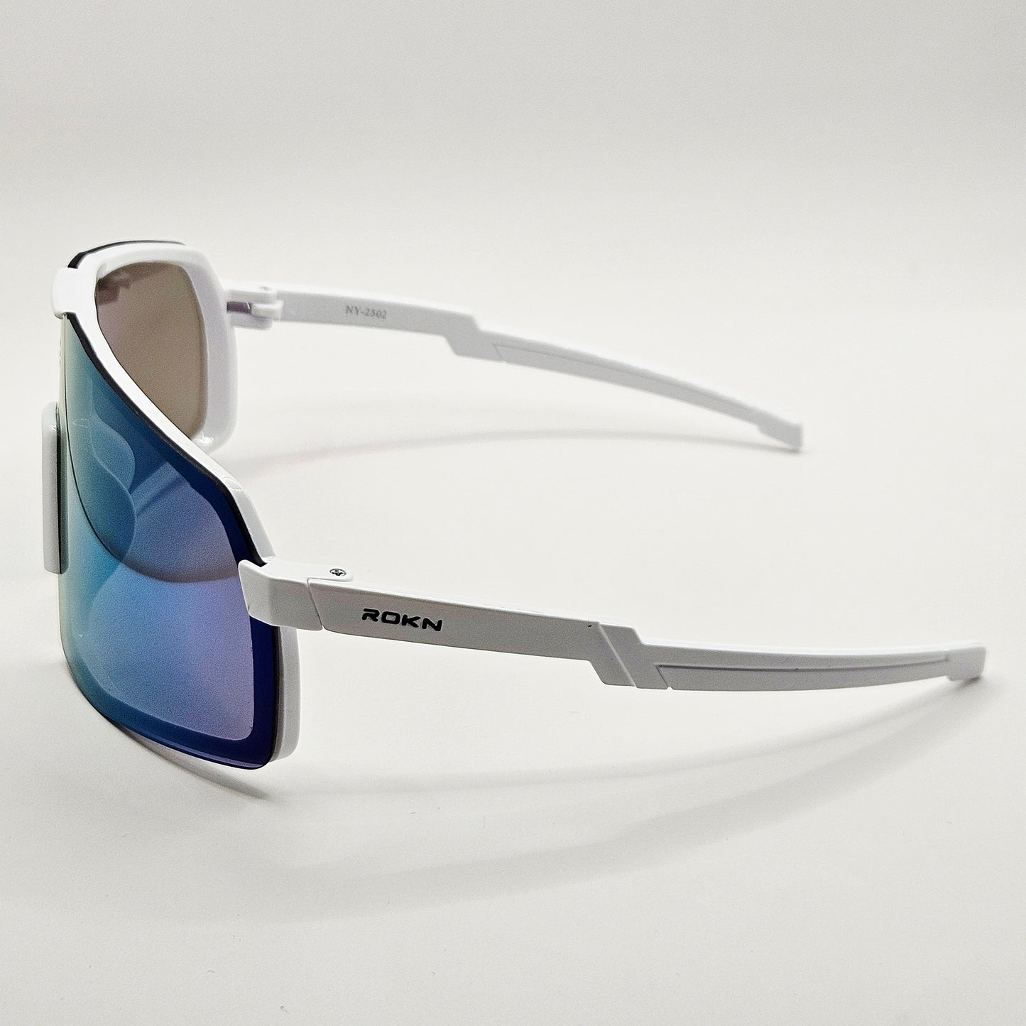 Rokn Blaze White Sunglasses