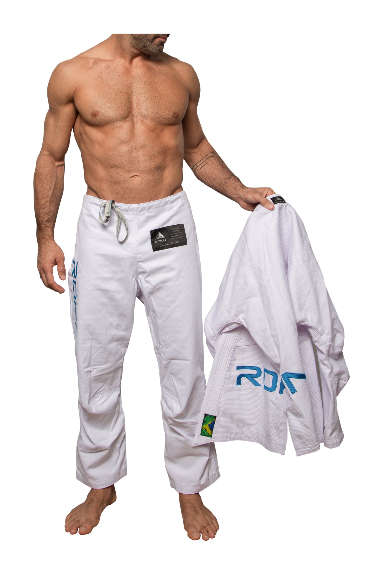 Kimono Jiu Jitsu ROKN Evolution NEON Branco