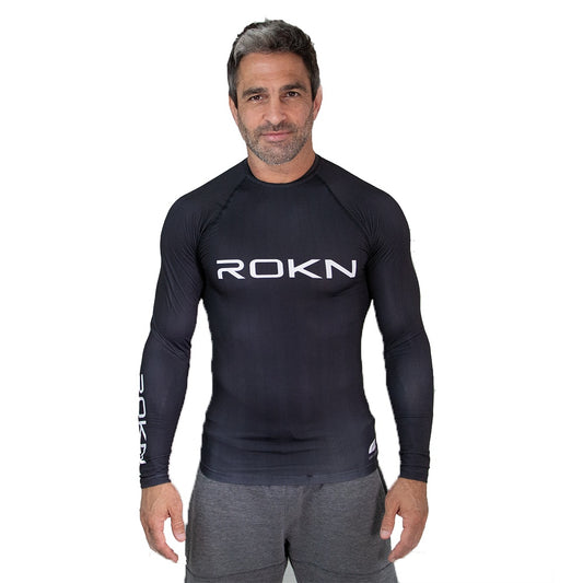 Rashguard ROKN Manga Longa TYPE Preto